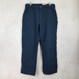 NEW Carhartt Men's 36x32 Canvas Work Utility Dungaree Pants Loose Original Fit